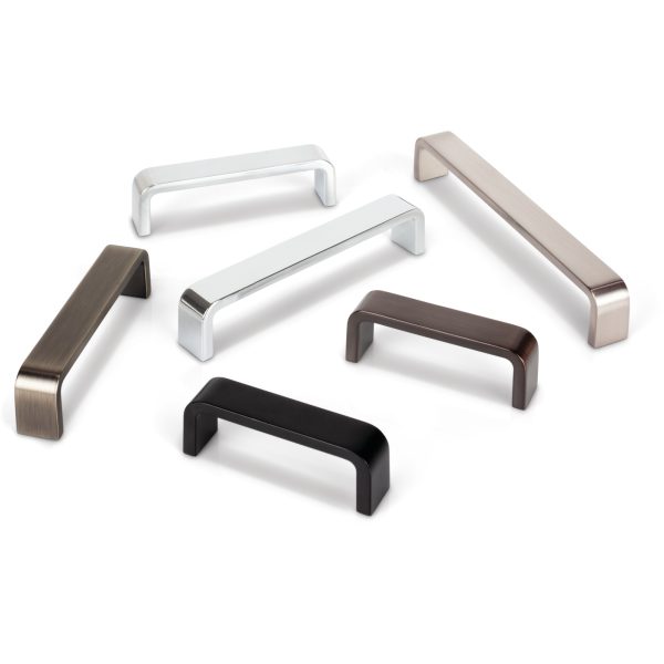 128 mm Center-to-Center Satin Nickel Square Asher Cabinet Pull - Image 6