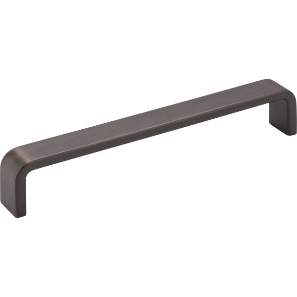160 mm Center-to-Center Brushed Oil Rubbed Bronze Square Asher Cabinet Pull