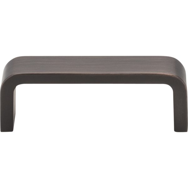 3" Center-to-Center Brushed Oil Rubbed Bronze Square Asher Cabinet Pull - Image 3