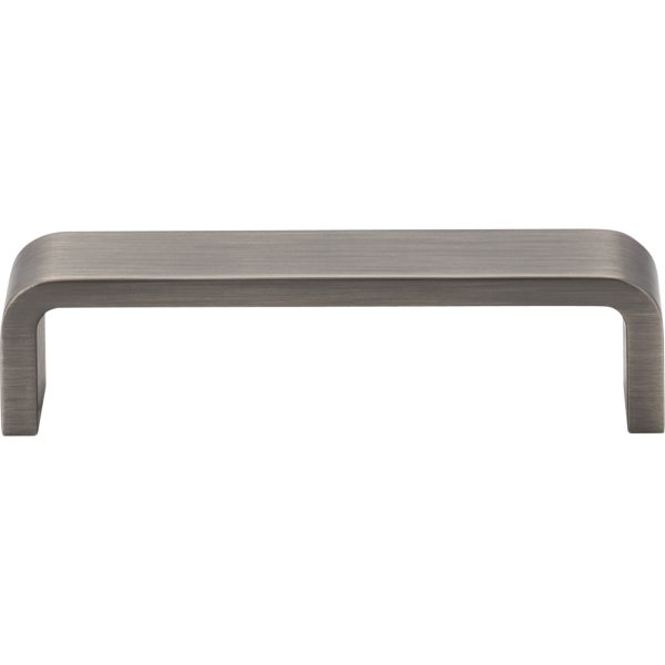 4" Center-to-Center Brushed Pewter Square Asher Cabinet Pull - Image 3