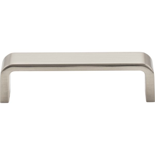 96 mm Center-to-Center Satin Nickel Square Asher Cabinet Pull - Image 3