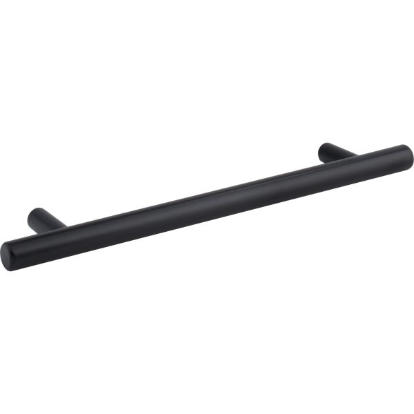 160 mm Center-to-Center Hollow Matte Black Stainless Steel Naples Cabinet Bar Pull - Image 3