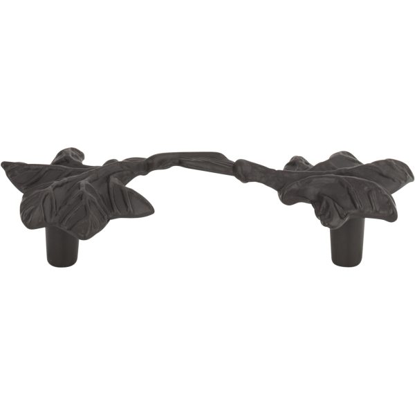 Vineyard Leaf Pull 3 Inch (c-c) Aged Bronze