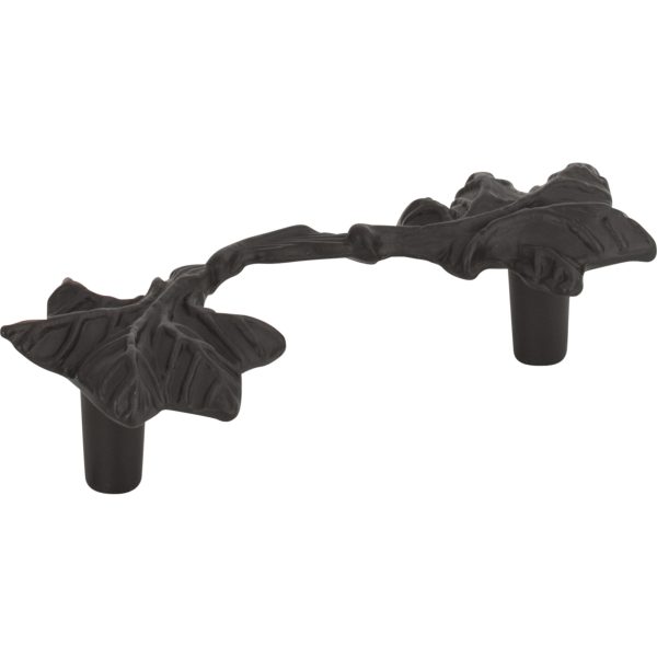 Vineyard Leaf Pull 3 Inch (c-c) Aged Bronze - Image 3