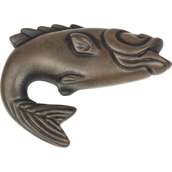 Fish Knob 2 1/4 Inch Rust - Image 3
