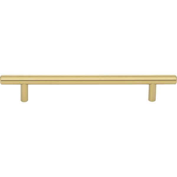 160 mm Center-to-Center Brushed Gold Naples Cabinet Bar Pull - Image 3