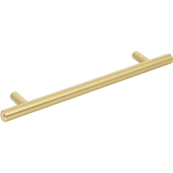 160 mm Center-to-Center Brushed Gold Naples Cabinet Bar Pull - Image 4