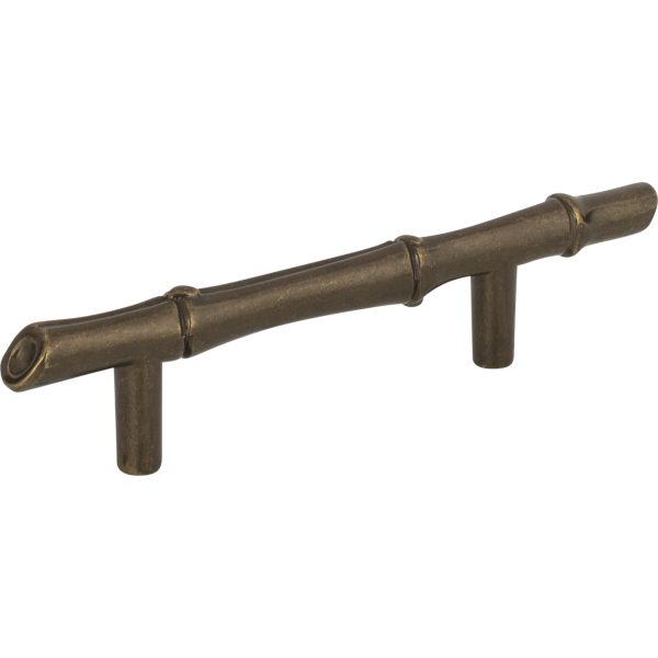 Bamboo Pull 3 Inch (c-c) Burnished Bronze - Image 3