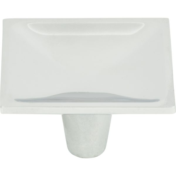 Dap Square Knob 2 Inch Polished Chrome