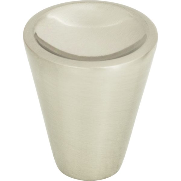 Dap Cone Knob 1 Inch Brushed Nickel