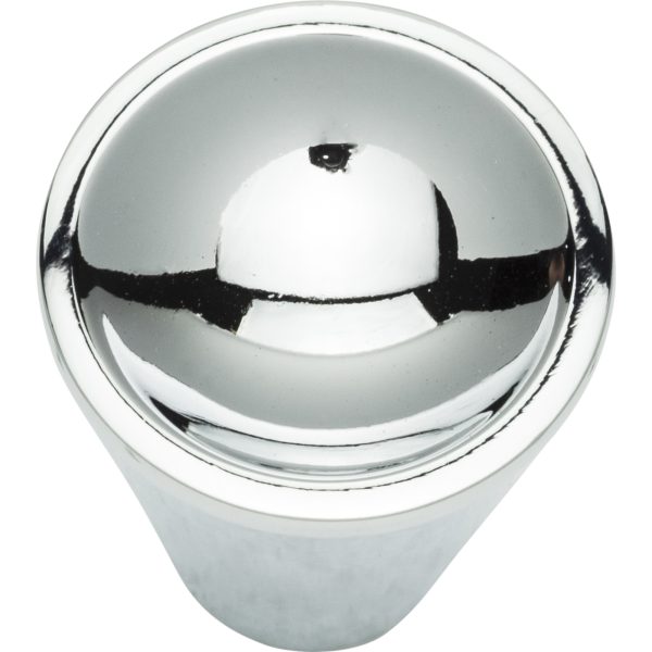 Dap Cone Knob 1 Inch Polished Chrome - Image 3