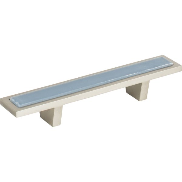 Spa Blue Pull 3 Inch (c-c) Brushed Nickel - Image 3