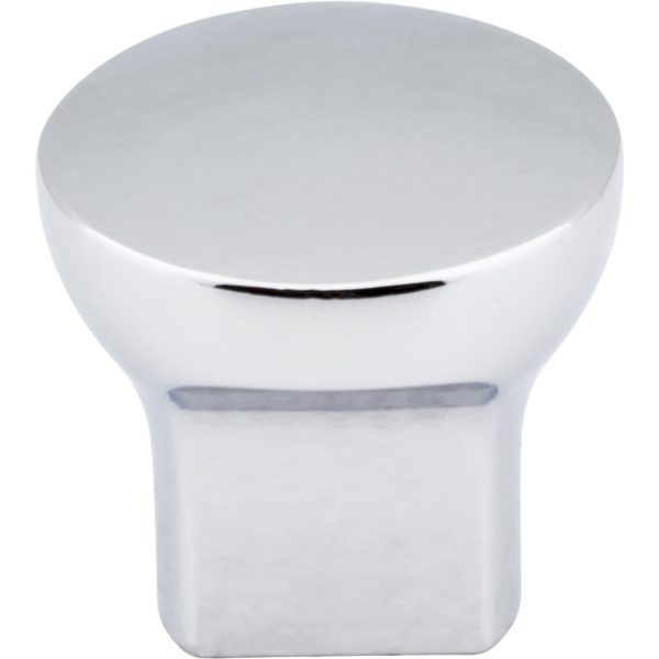 1" Diameter Polished Chrome Round Brenton Cabinet Knob - Image 3