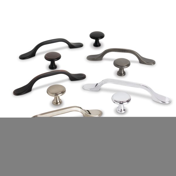 96 mm Center-to-Center Polished Chrome Kenner Cabinet Pull - Image 5