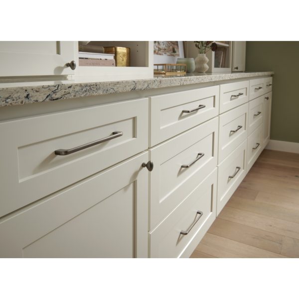 128 mm Center-to-Center Brushed Pewter Alvar Cabinet Pull - Image 5