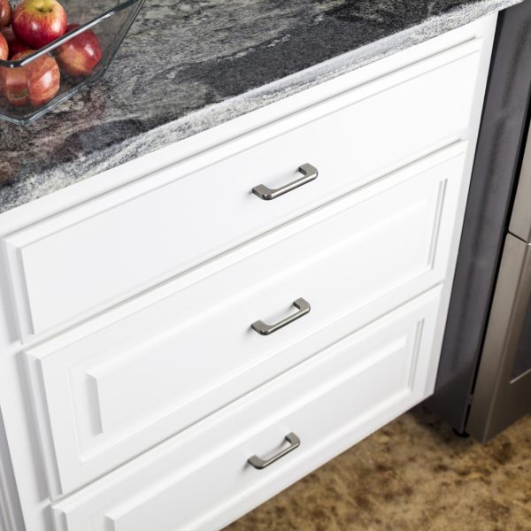 192 mm Center-to-Center Brushed Pewter Alvar Cabinet Pull - Image 6