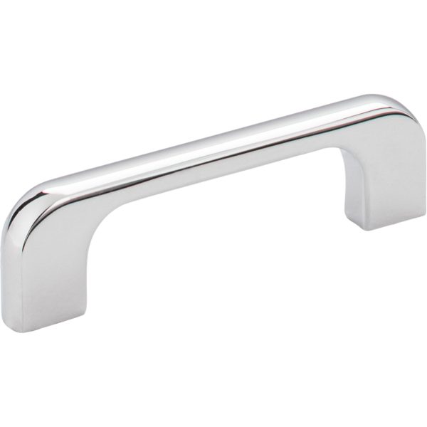 3" Center-to-Center Polished Chrome Alvar Cabinet Pull