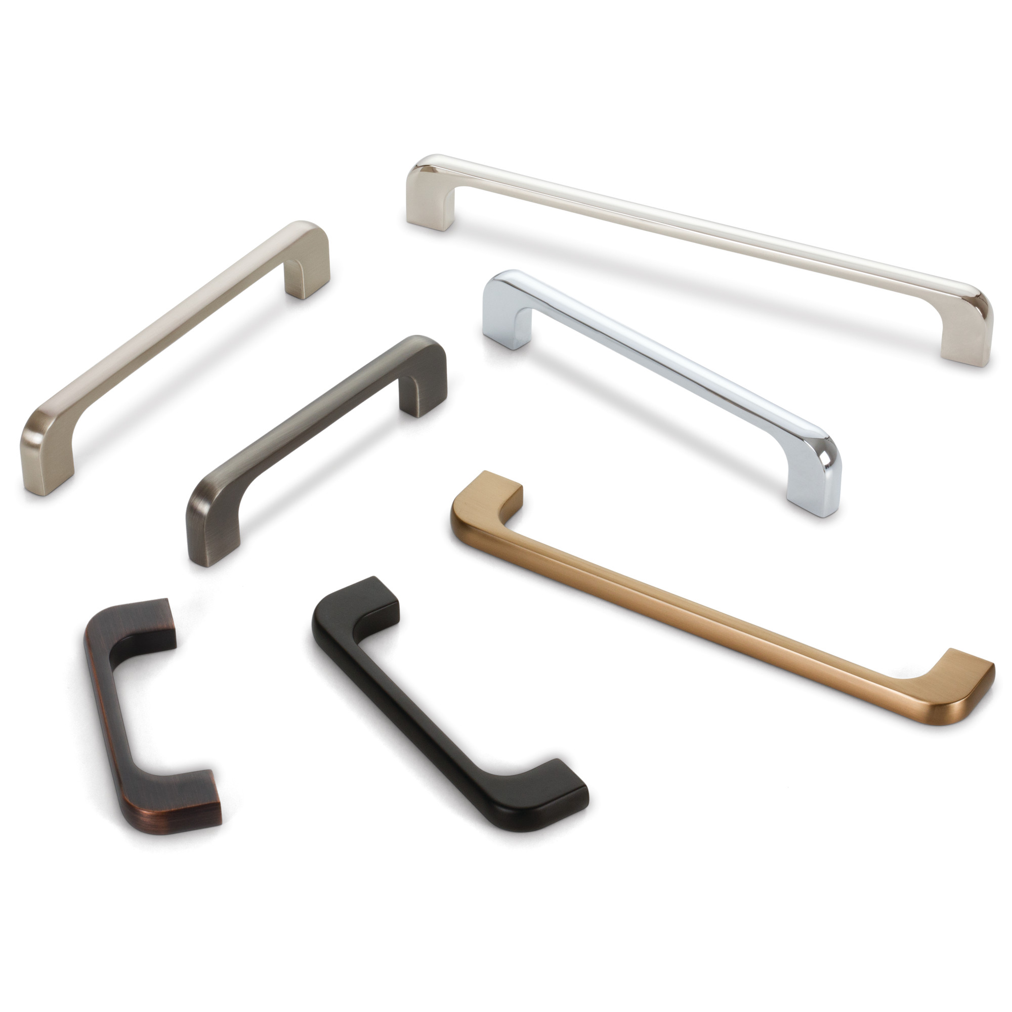 3" Center-to-Center Satin Bronze Alvar Cabinet Pull - Image 6