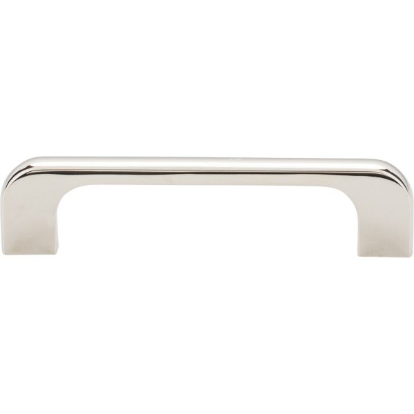 96 mm Center-to-Center Polished Nickel Alvar Cabinet Pull - Image 3