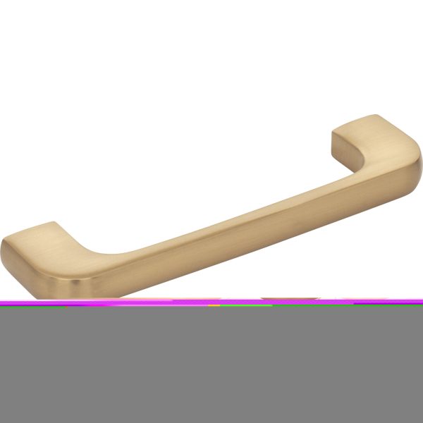 96 mm Center-to-Center Satin Bronze Alvar Cabinet Pull - Image 4