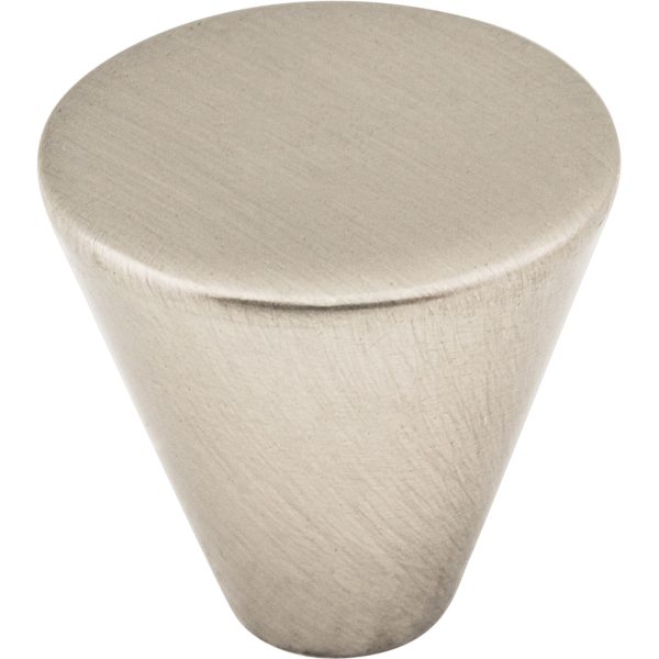 1" Diameter Satin Nickel Conical Sedona Cabinet Knob