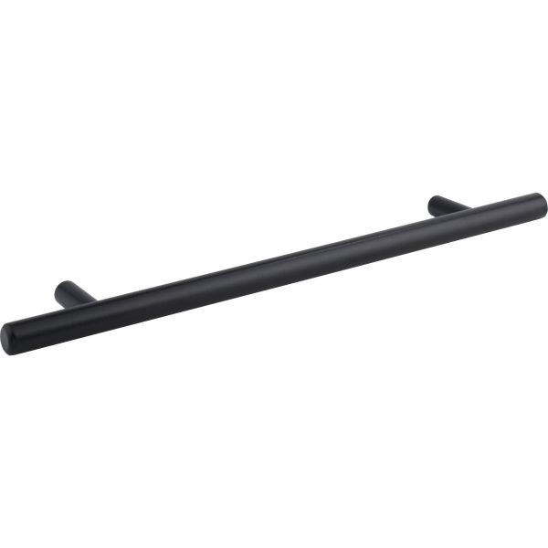 192 mm Center-to-Center Hollow Matte Black Stainless Steel Naples Cabinet Bar Pull - Image 3