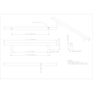 Naples Cabinet Pull (272) in Satin Nickel