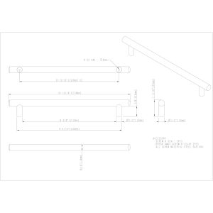 Key West Cabinet Pull – 224 mm in Satin Nickel