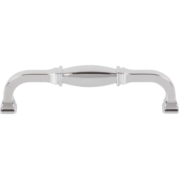 128 mm Center-to-Center Polished Chrome Audrey Cabinet Pull - Image 3