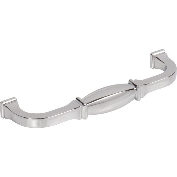 128 mm Center-to-Center Polished Chrome Audrey Cabinet Pull - Image 5