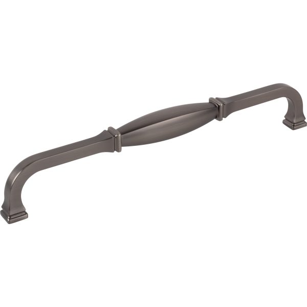 12" Center-to-Center Brushed Pewter Audrey Appliance Handle