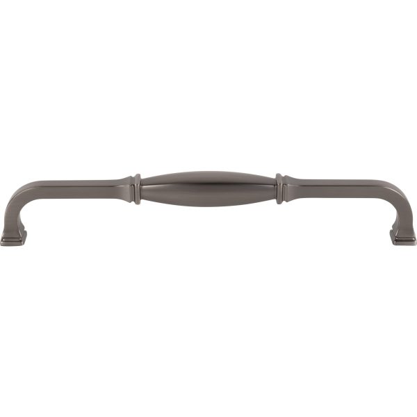 12" Center-to-Center Brushed Pewter Audrey Appliance Handle - Image 3