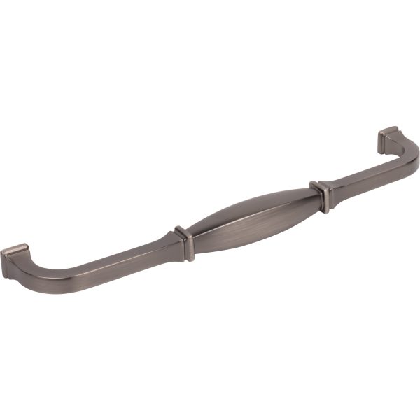 12" Center-to-Center Brushed Pewter Audrey Appliance Handle - Image 5