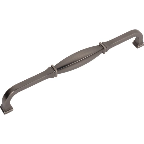 12" Center-to-Center Brushed Pewter Audrey Appliance Handle - Image 6
