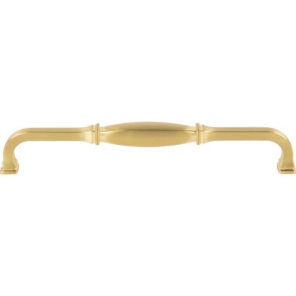 18" Center-to-Center Brushed Gold Audrey Appliance Handle - Image 3