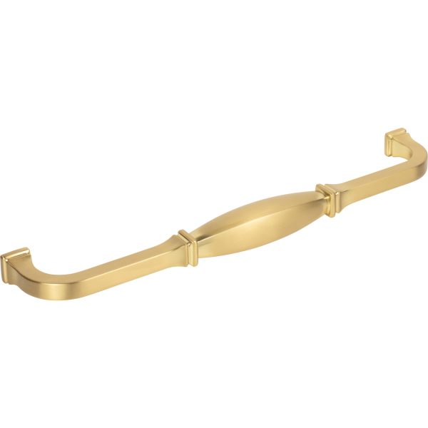 18" Center-to-Center Brushed Gold Audrey Appliance Handle - Image 5