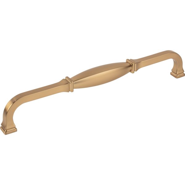 18" Center-to-Center Satin Bronze Audrey Appliance Handle