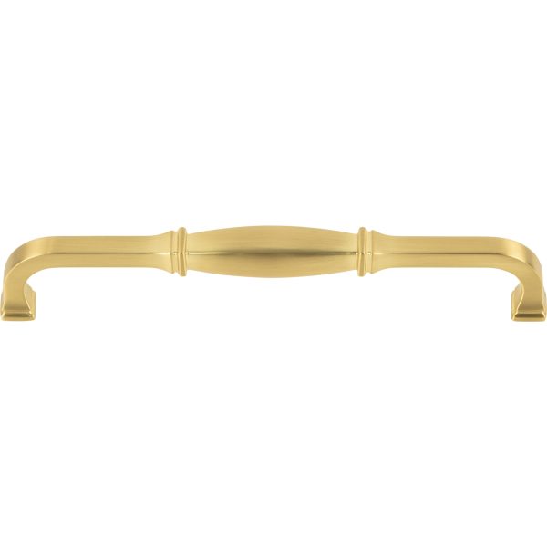 192 mm Center-to-Center Brushed Gold Audrey Cabinet Pull - Image 4