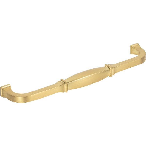 192 mm Center-to-Center Brushed Gold Audrey Cabinet Pull - Image 5