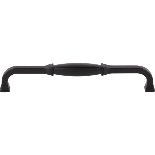192 mm Center-to-Center Matte Black Audrey Cabinet Pull - Image 3