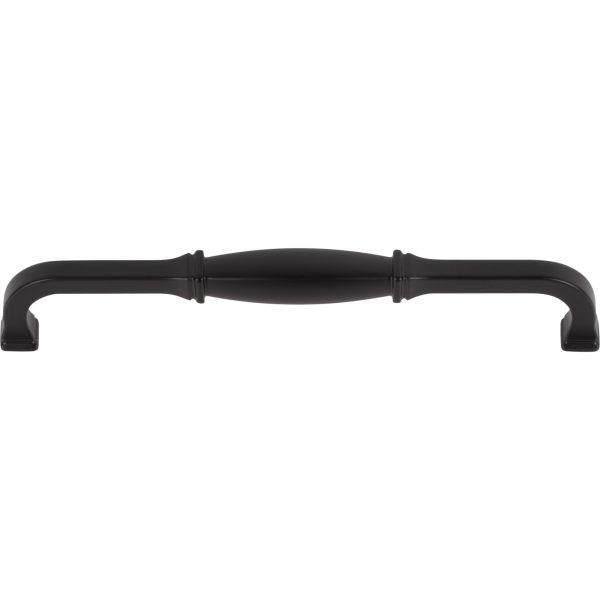 192 mm Center-to-Center Matte Black Audrey Cabinet Pull - Image 4