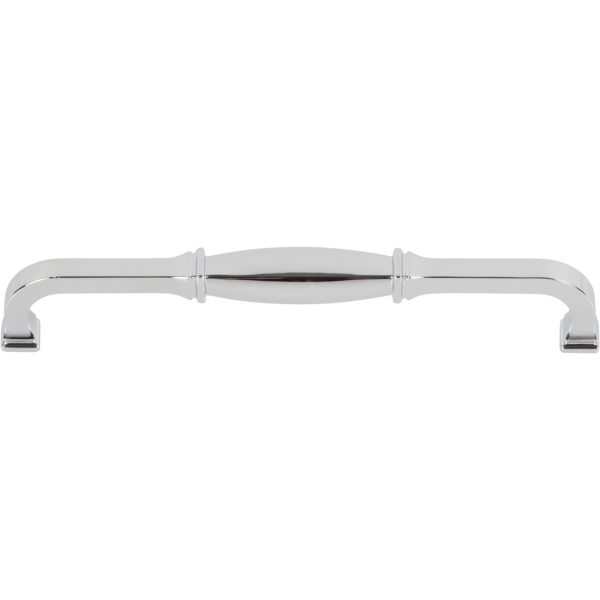 192 mm Center-to-Center Polished Chrome Audrey Cabinet Pull - Image 4