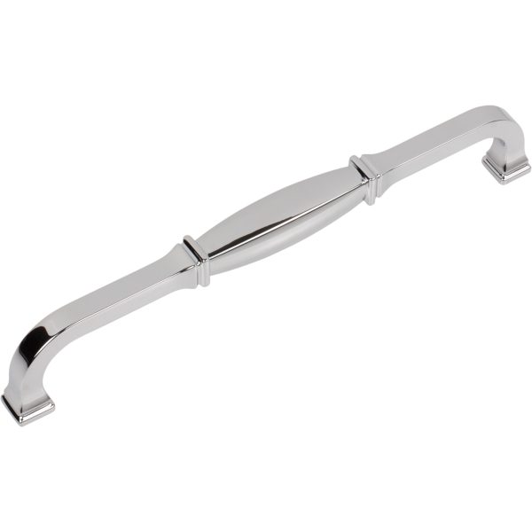 192 mm Center-to-Center Polished Chrome Audrey Cabinet Pull - Image 6