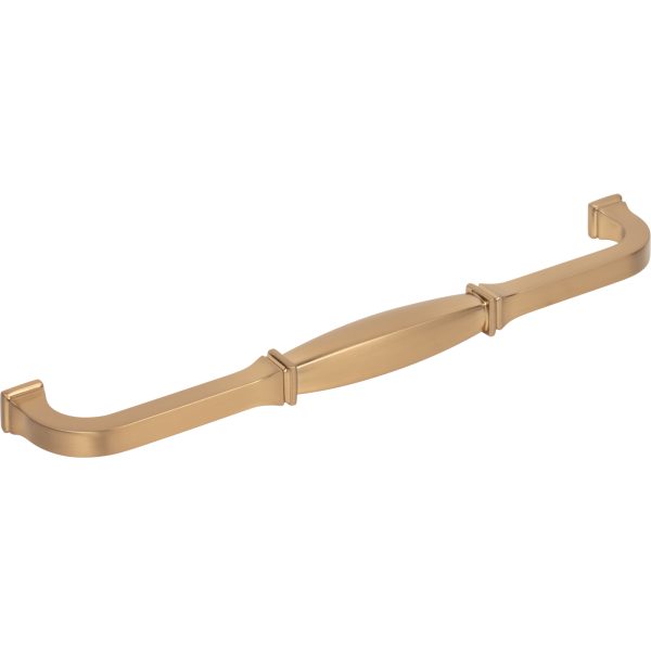 224 mm Center-to-Center Satin Nickel Audrey Cabinet Pull - Image 5