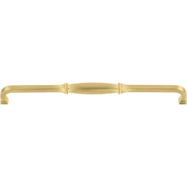 305 mm Center-to-Center Brushed Gold Audrey Cabinet Pull - Image 4