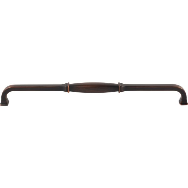305 mm Center-to-Center Brushed Oil Rubbed Bronze Audrey Cabinet Pull - Image 3
