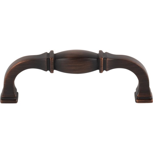 96 mm Center-to-Center Brushed Oil Rubbed Bronze Audrey Cabinet Pull - Image 3