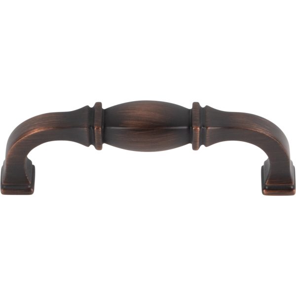 96 mm Center-to-Center Brushed Oil Rubbed Bronze Audrey Cabinet Pull - Image 4