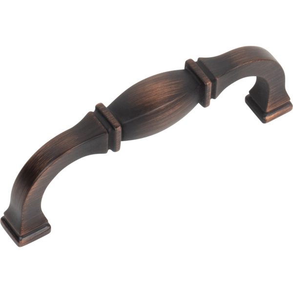 96 mm Center-to-Center Brushed Oil Rubbed Bronze Audrey Cabinet Pull - Image 6