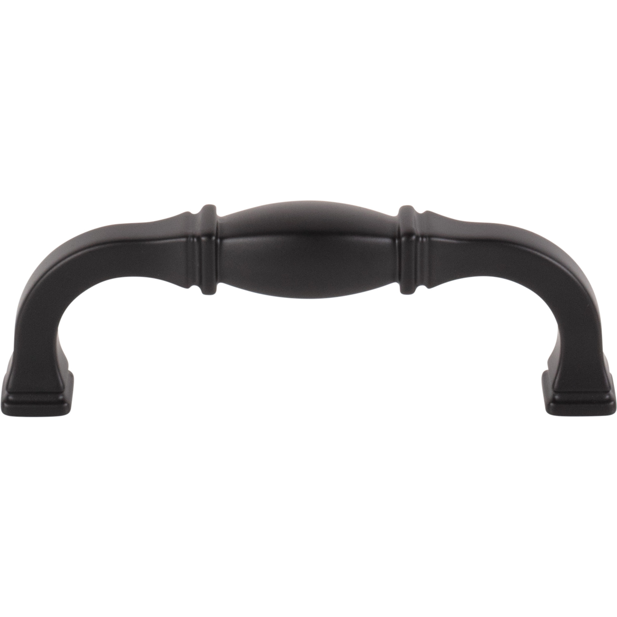 96 mm Center-to-Center Matte Black Audrey Cabinet Pull - Image 3
